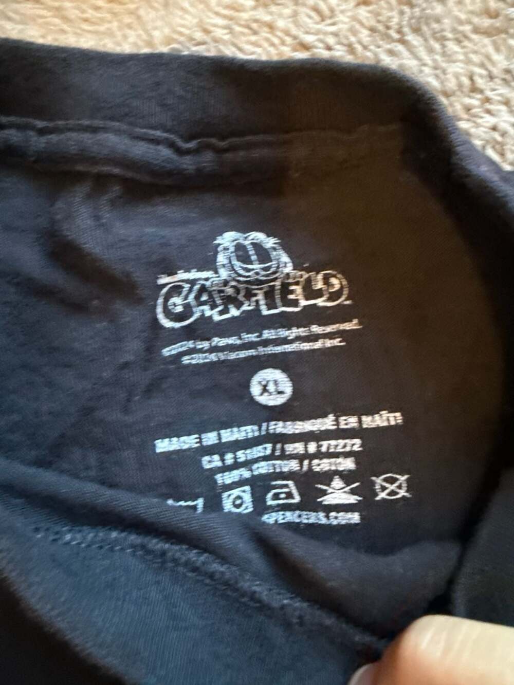 Garfield Never Trust A Smiling Cat T-Shirt Size XL - Picture 4 of 6